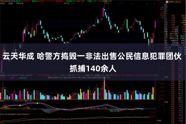 云天华成 哈警方捣毁一非法出售公民信息犯罪团伙 抓捕140余人